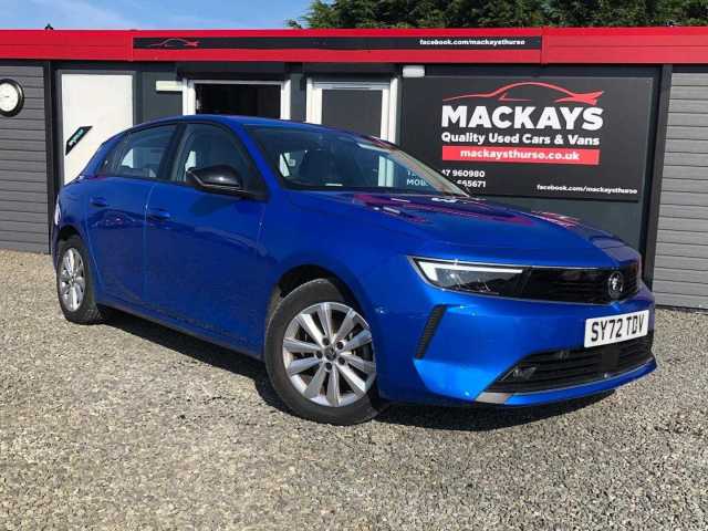 Vauxhall Astra 5dr 1.2 Turbo 130ps Design Hatchback Petrol Cobalt Blue