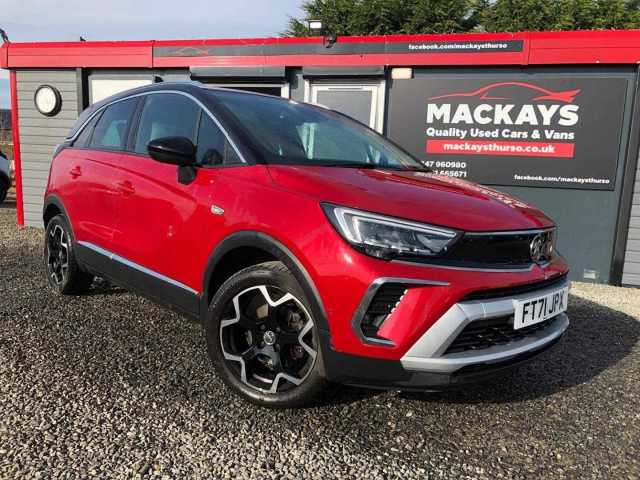 Vauxhall Crossland 1.2 Ultimate Turbo Hatchback Petrol Red