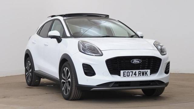 Ford Puma 1.0 EcoBoost Hybrid mHEV Titanium 5dr Hatchback Petrol White